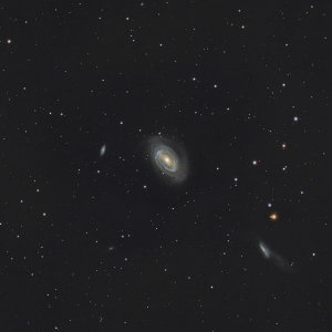NGC4725 und seine Nachbarn