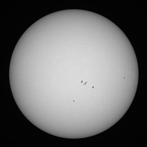 Sonne im Weißlicht