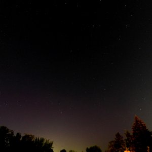 Polarlichter über Berlin