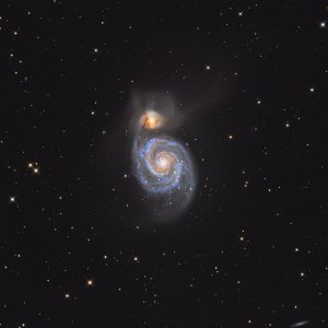 M 51 "Whirlpool-Galaxie"