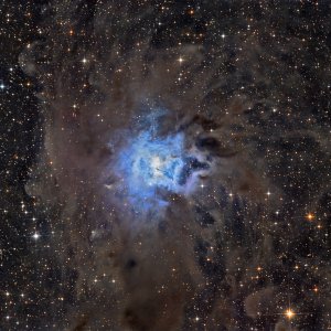 NGC 7023, Neubearbeitung von Daten aus 2022