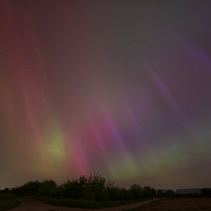Noch ein buntes Bild vom den Nordlichtern am 10.05