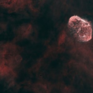 NGC 6888 Starless mit nur 90 Minuten Belichtungszeit