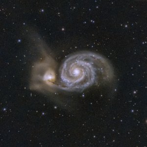 M51 Whirlpool-Galaxie