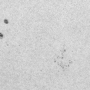 Sonnenfleck mit 8" - bestes Ergebnis