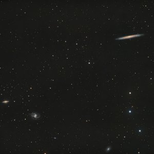 ngc5907 und umgebung