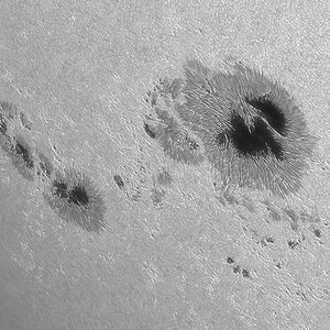 Sonnenfleckengruppe AR 13780 am 06.08.2024