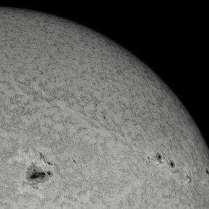 Sonnenflecken in Ha
