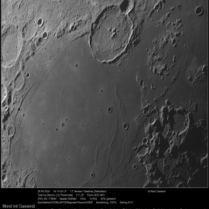 Mondausschnitt Gassendi