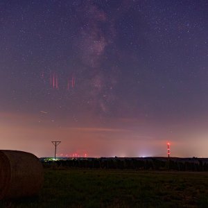Kratzspuren am Himmel - Red Sprites in der Nacht vom 01. zum 02.09.2024