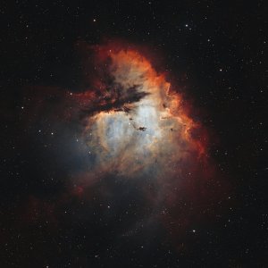 NGC281 - Pacman Nebel in SHO