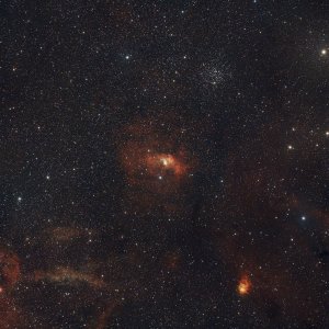 NGC 7635 / M 52  - Weitfeld