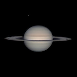 Saturn_111024_2357 Uhr - Titan Verfinsterung