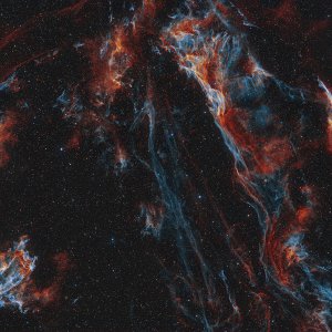 The Cygnus Loop in der Foraxx Palette