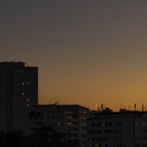 Mond bei Venus am 3.11.24