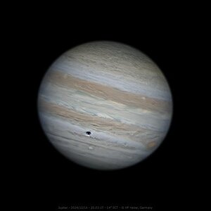 Jupiter mit Europa am 16.12.2024