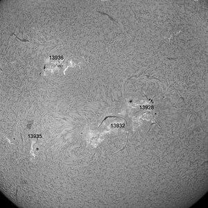 H-Alpha-Sonne an Weihnachten