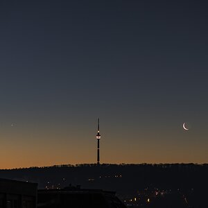 Mond bei Merkur am 28.12.2024