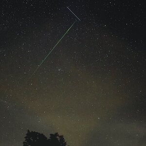M31, Perseid und Satellit