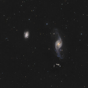 NGC 3718 mit NGC 3729 und HCG 56