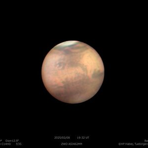 Mars am 8. Februar 2025