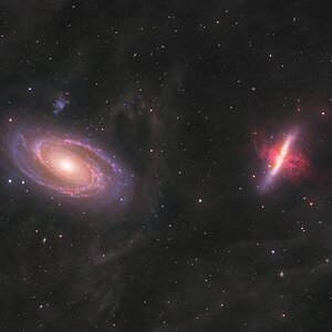 M81 / M81 im IFN (Croped)