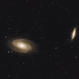 Messier 81 + Messier 82