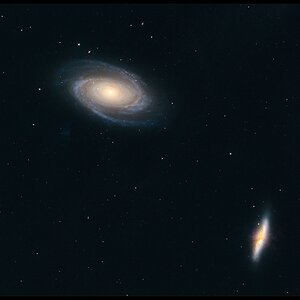 M81 & M82 Galaxien im Sternbild Großer Bär (Wagen)