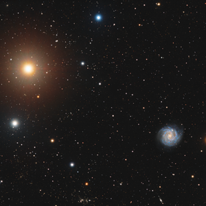 ngc3184 in rgb and hargb / deep rgb including countless background galaxies and tania australis