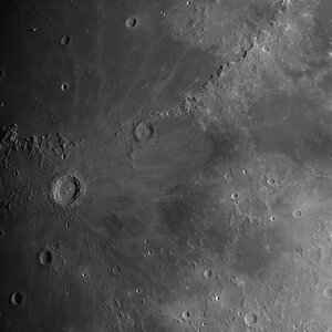 Mond um Kopernikus mit 5" Öffnung