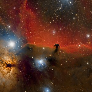 IC434 Pferdekopfnebel & NGC2024 Flammennebel