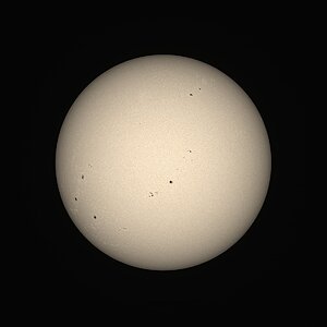 Sonne im Weißlicht