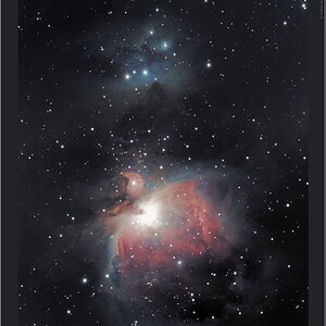 M42 Orionnebel und M43 Running Man