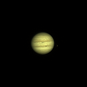 Jupiterrotation mit Io Schatten