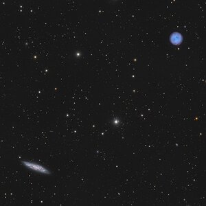 M97, der Eulennebel und M108