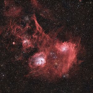 IC405 & IC410 - Aurigia Widefield