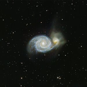 M51 Whirlpool Galaxie