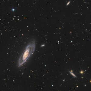 M106 in LRGBHa (Bortle 4.5) - Cropped