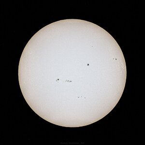 Sonne im Weißlicht