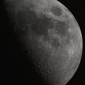 Der Mond - mein erster Versuch von Planeten-/Mondfotografie