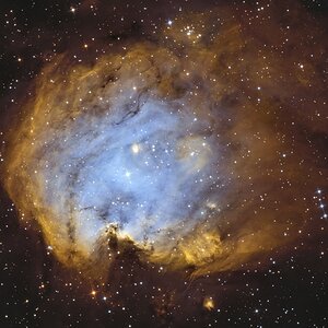 Affenkopfnebel NGC 2174 in SHO