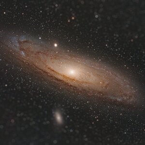 M31 mit Tilt Shift