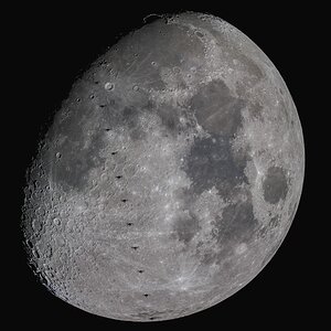 ISS Transit vor Mond
