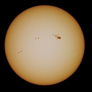 Sonne im Weißlicht
