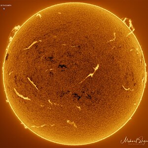Sonne in Halpha 13.05.2025