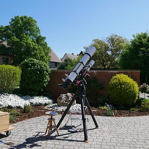 Teleskope für die Beobachtung der Sonne.