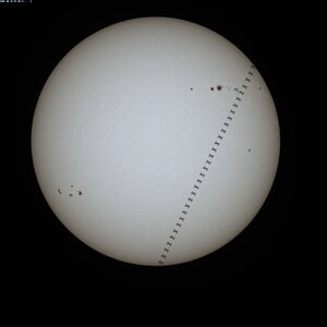 ISS Transit vor der Sonne