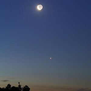 Konjunktion Mond und Venus - 22.06.2025