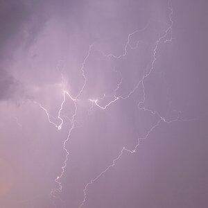 Gewitter statt Sternenhimmel