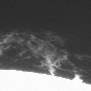 Protuberanz im NO am 2.7.25 (GIF Animation)
